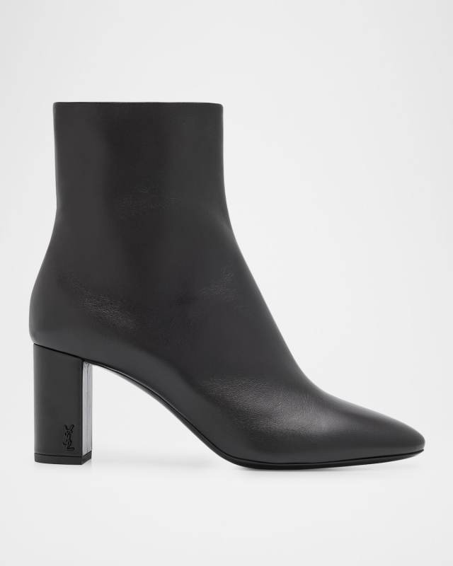 Lou Leather Ankle Booties